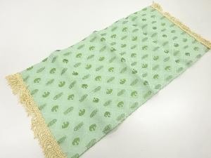 菱に魚模様織出し卓布